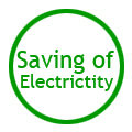 Saving of Electricity